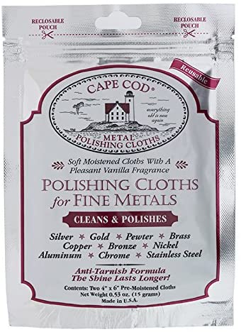 2-Pack Cape Cod Metal Polishing Cloths